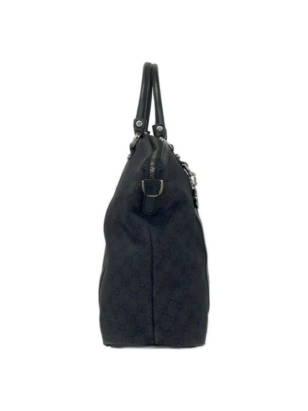 Gucci Handbag Interlocking Black Leather - Picture 2 of 10